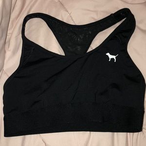 Black sports bra